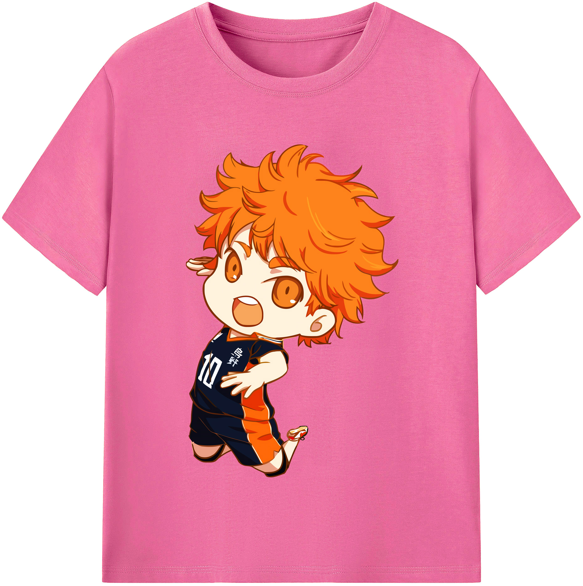 （画像用） ハイキュー!! Haikyu!! レディースカジュアルプリントTシャツ（綿100％）